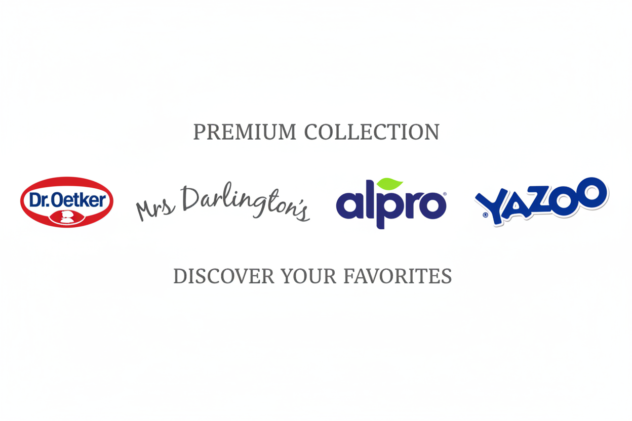 BULK DR OETKER, MRS DARLINGTON'S, ALPRO & YAZOO, PLUS OTHER JAMS & MILKS