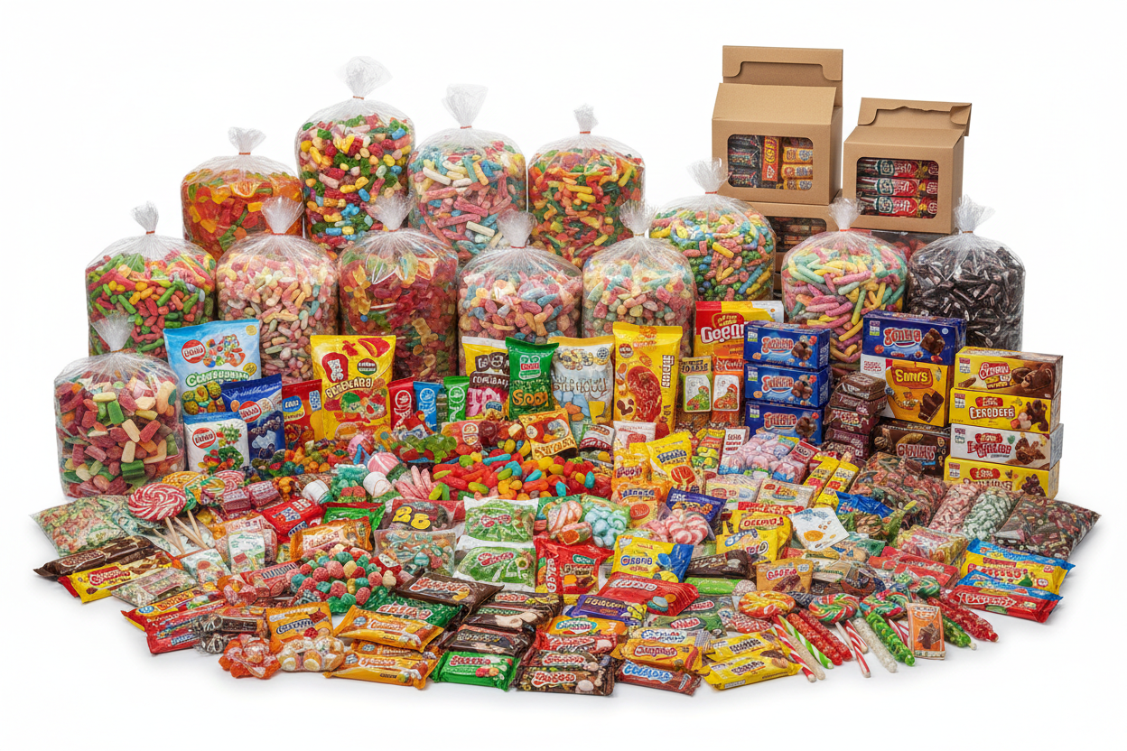 BULK SWEETS, CHEWS & CHEWING GUM