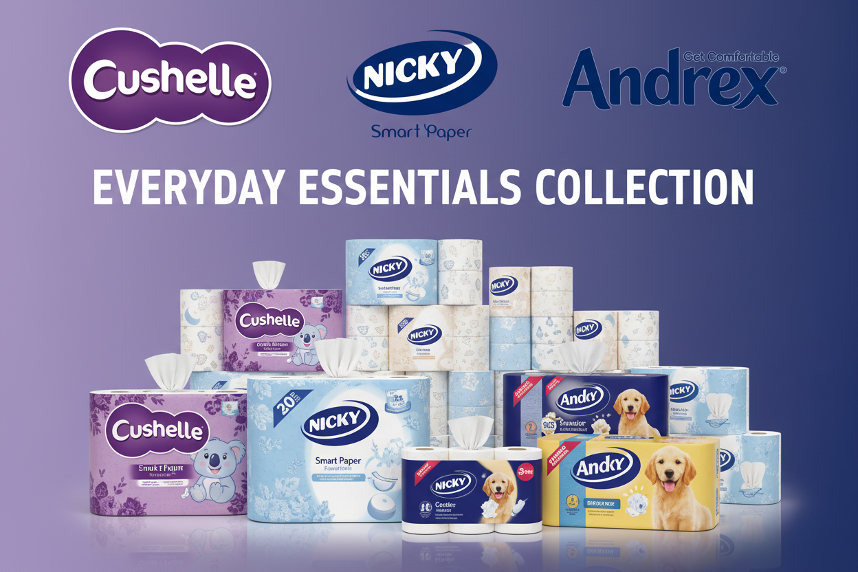 BULK TOILET ROLL, KITCHEN ROLL & TISSUES