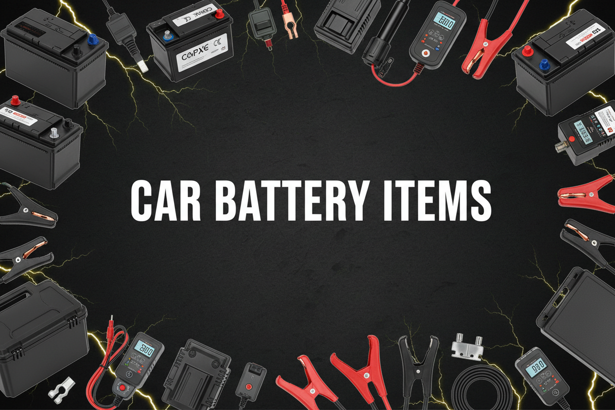 CAR BATTERY ITEMS