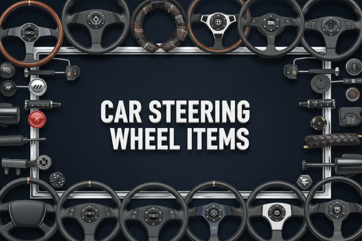 CAR STEERING WHEEL ITEMS
