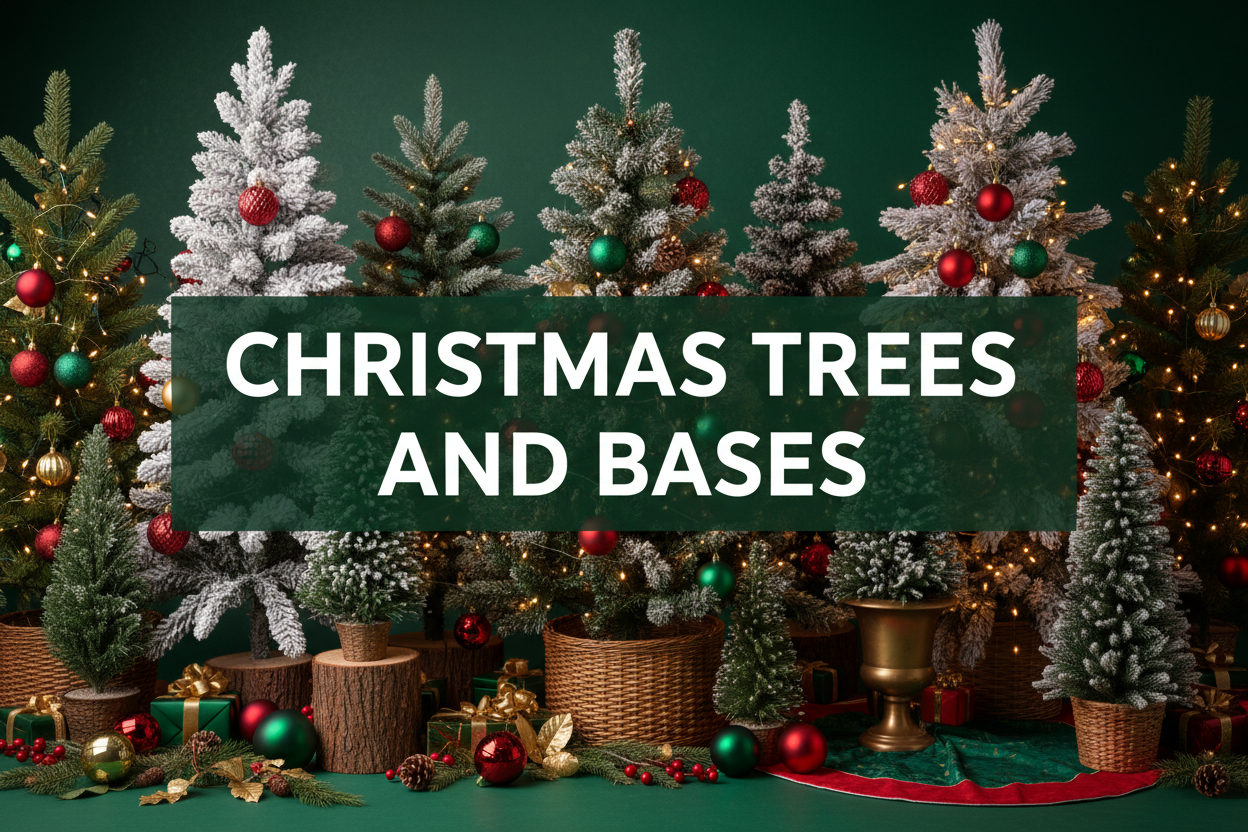 CHRISTMAS TREES & BASES