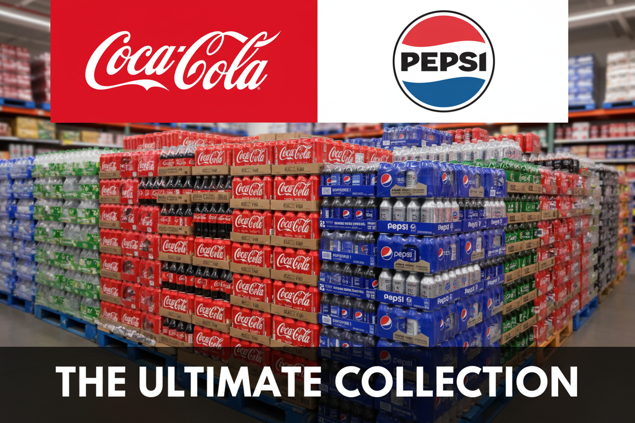 BULK COCA COLA & PEPSI