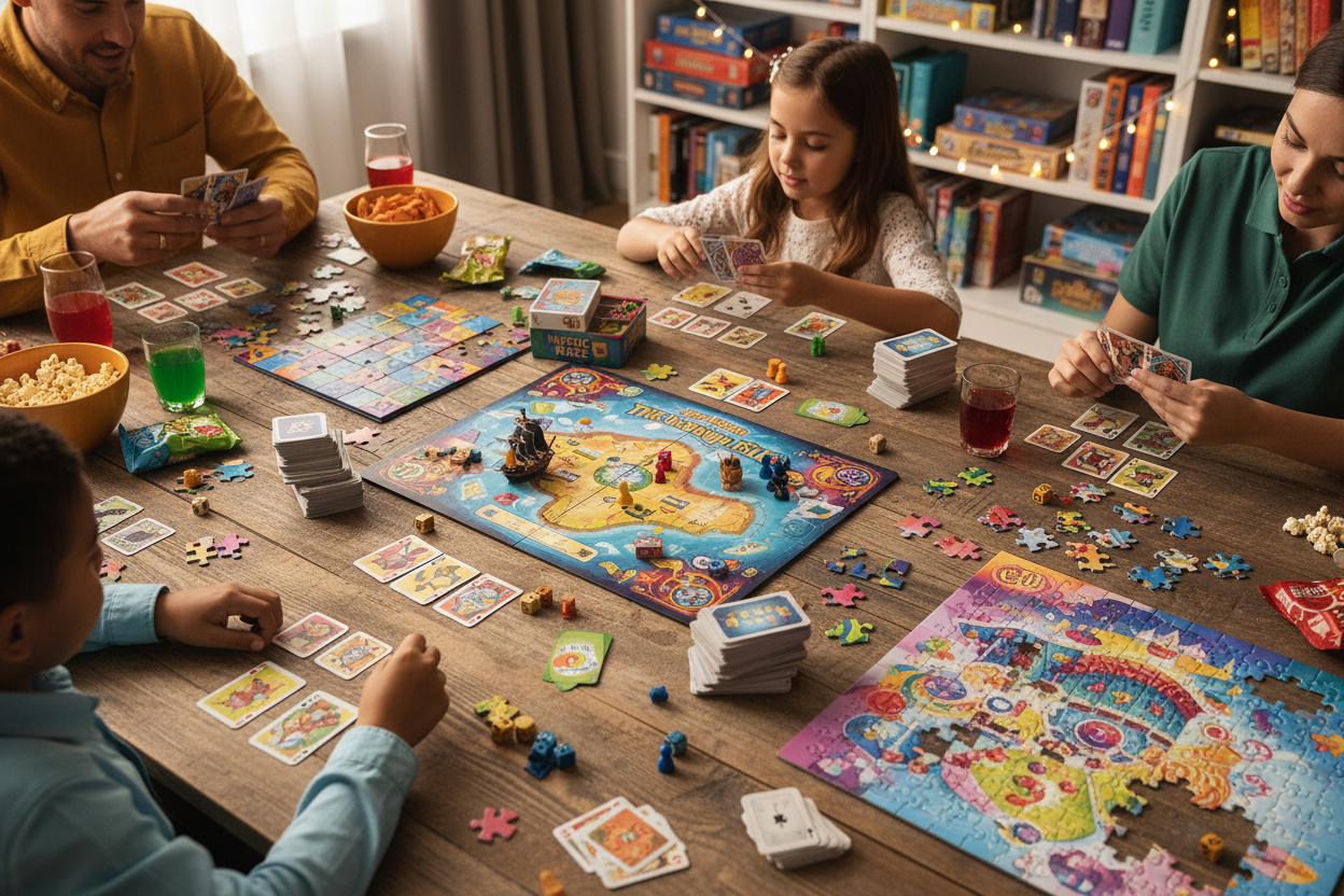 BOARD GAMES, PUZZLES & MORE