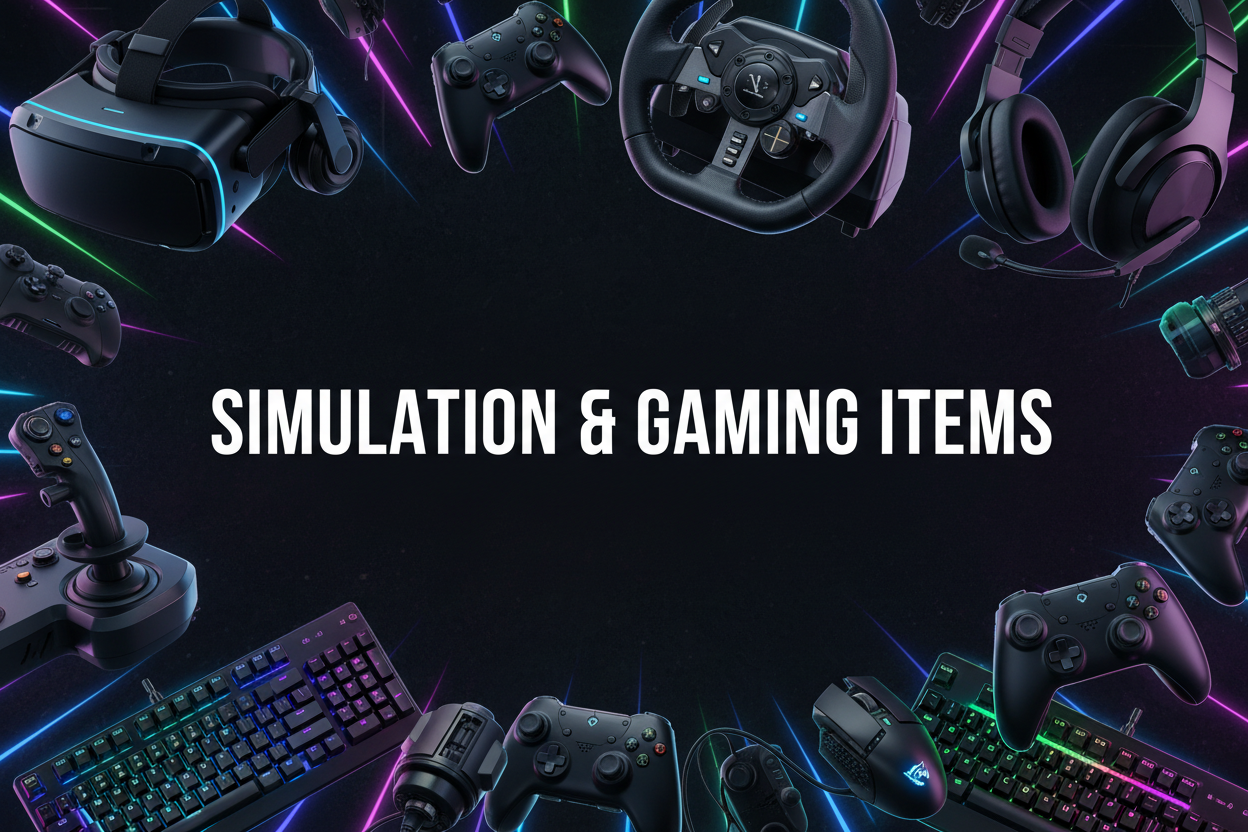 SIMULATION & GAMING ITEMS