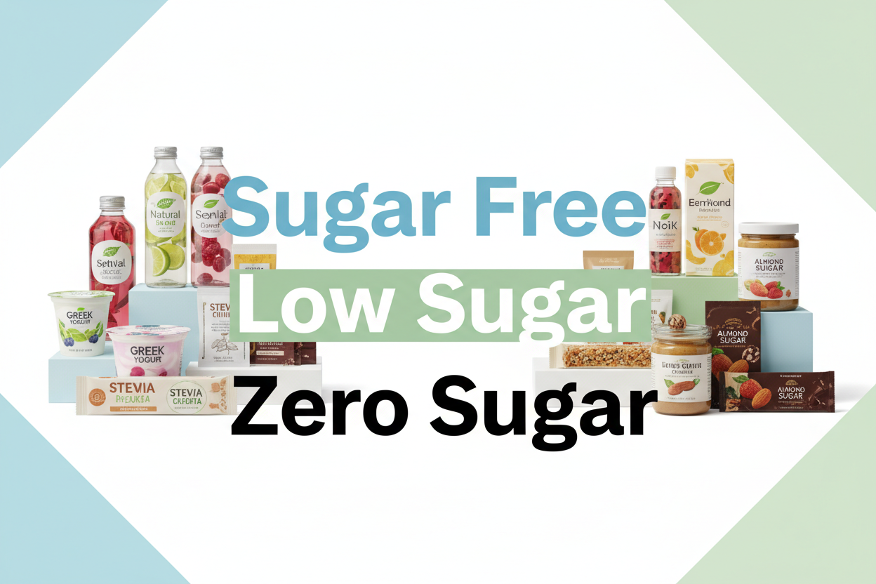 SUGAR FREE/LOW SUGAR/ZERO SUGAR ITEMS