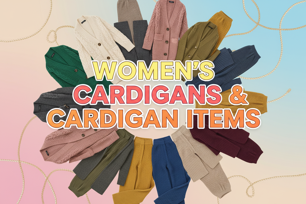 WOMEN'S CARDIGANS & CARDIGAN ITEMS