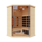 KOVE Corner Full Spectrum Infrared Sauna – 3–4 Person