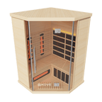 KOVE Corner Full Spectrum Infrared Sauna – 3–4 Person