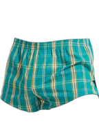 Men’s Vent Classic Plaid Cotton Boxers With Fly