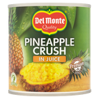 12 x Del Monte Pineapple Crushed In Juice 432Gm