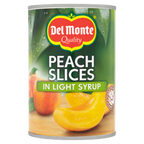 12 x Del Monte Peach Slices In Light Syrup 420Gm
