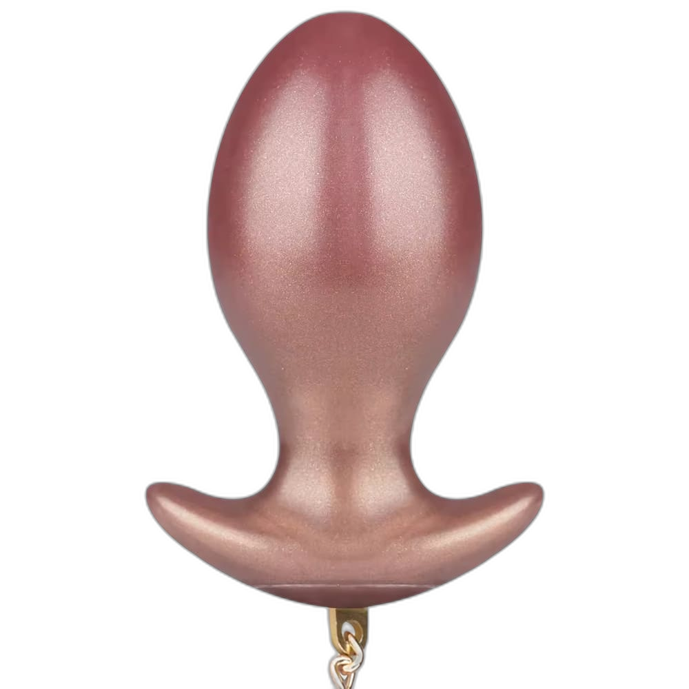 Aether Bulb - Silicone  Butt Plug with Chain Leash