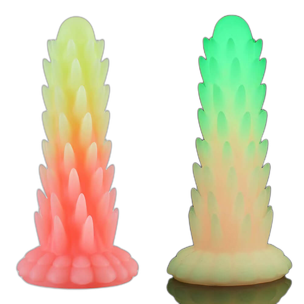 Burr - Spiked Dildo - Glow In The Dark Dildo - Silicone Dildo