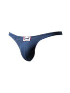 2 Pack Men's Sexy Breathable Mesh Thongs with High Stretch