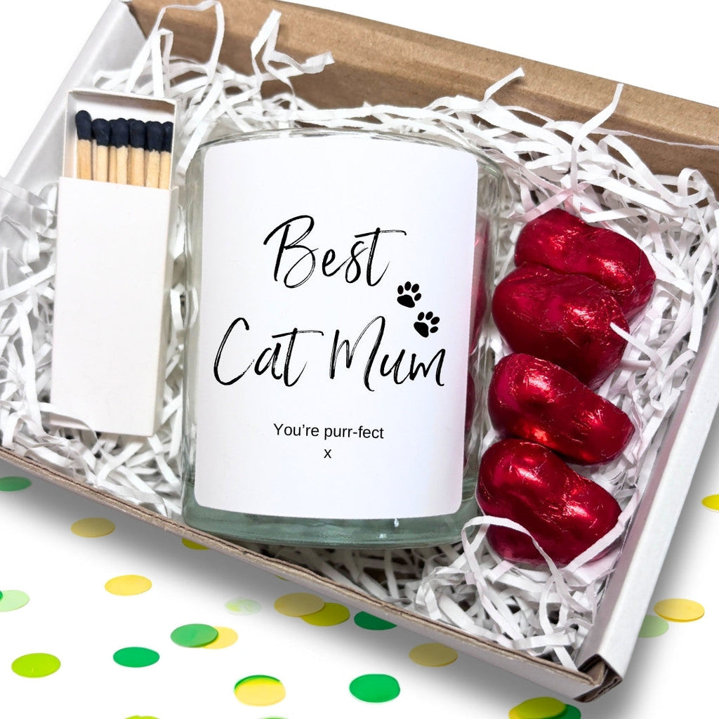 Best Cat Mum Candle Gift Set | Keepsake for Cat Lover