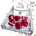 Best Cat Mum Mini Gift Hamper with Silver Heart Bracelet