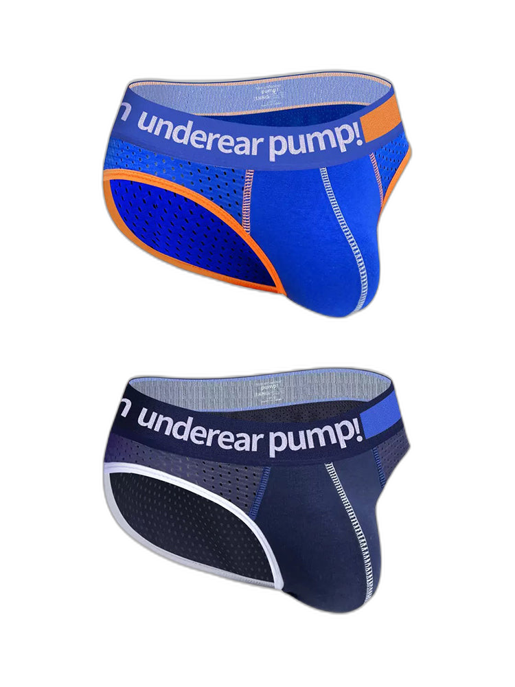 2 Pack Men's Middle-Rise Cotton Sexy Briefs