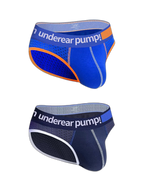 2 Pack Men's Middle-Rise Cotton Sexy Briefs