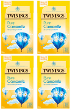 4 x Twinings Infusions Camomile 20