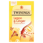 4 x Twinings Infusions Lemon & Ginger 20
