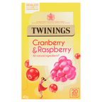 4 x Twinings Infusions Cranberry & Raspberry 20