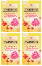 4 x Twinings Infusions Cranberry & Raspberry 20