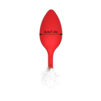 Snowflake - 4 Inch Silicone Butt Plug