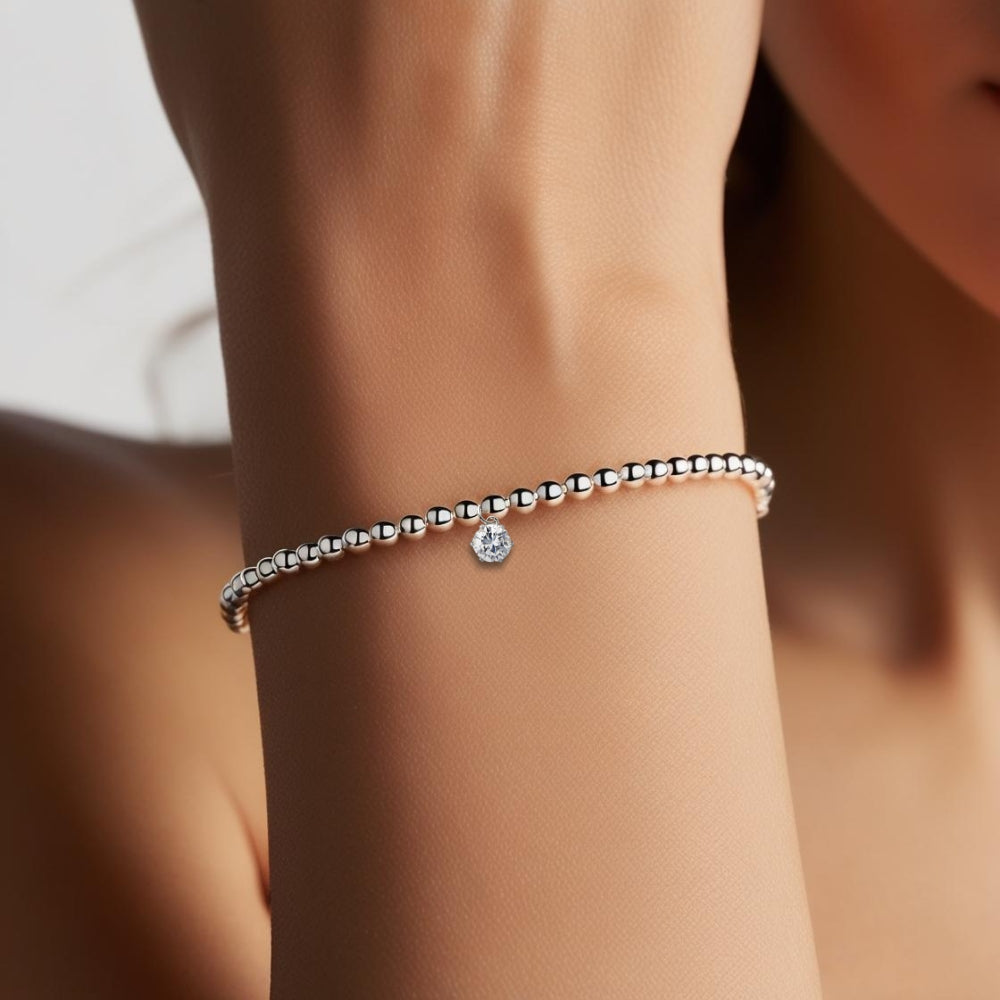 Mum Thanks For Being My Best Friend Beaded Bracelet