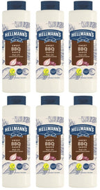 6 x Hellmanns Sweet Bbq Sauce 950G 850ml