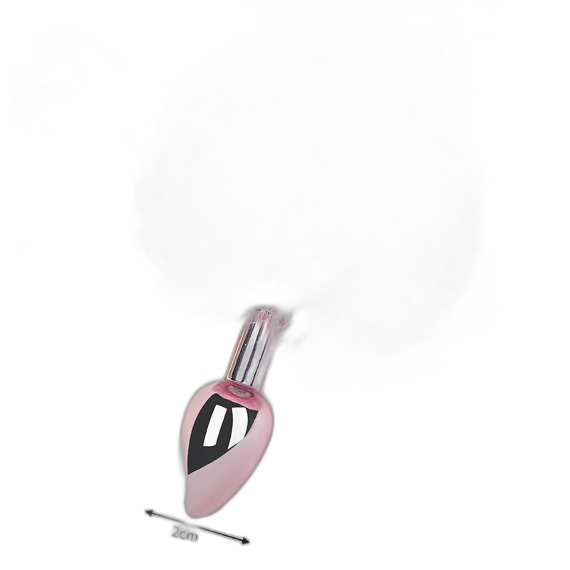 Lola - Bunny Tail Butt Plug - Metal Butt Plug - Anal Sex Toy