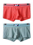 2 Pack Separated Pouch Comfy Mens Boxer Briefs