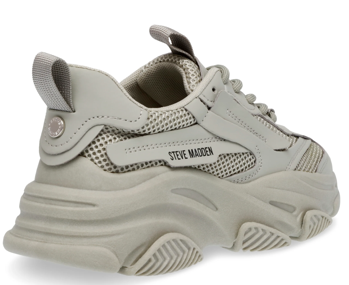 UK 5.5 Steve Madden Possession-E White Chunky Women’s Trainers – EU 39