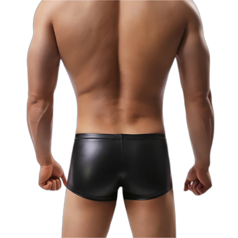 Leather Boxer Briefs