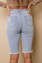 Kay Denim Bermuda Shorts