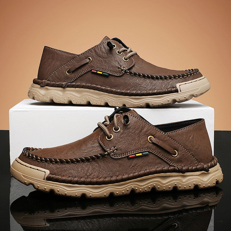 Men's Leather Shoes Genuine Leather Fashion Business Casual Shoes