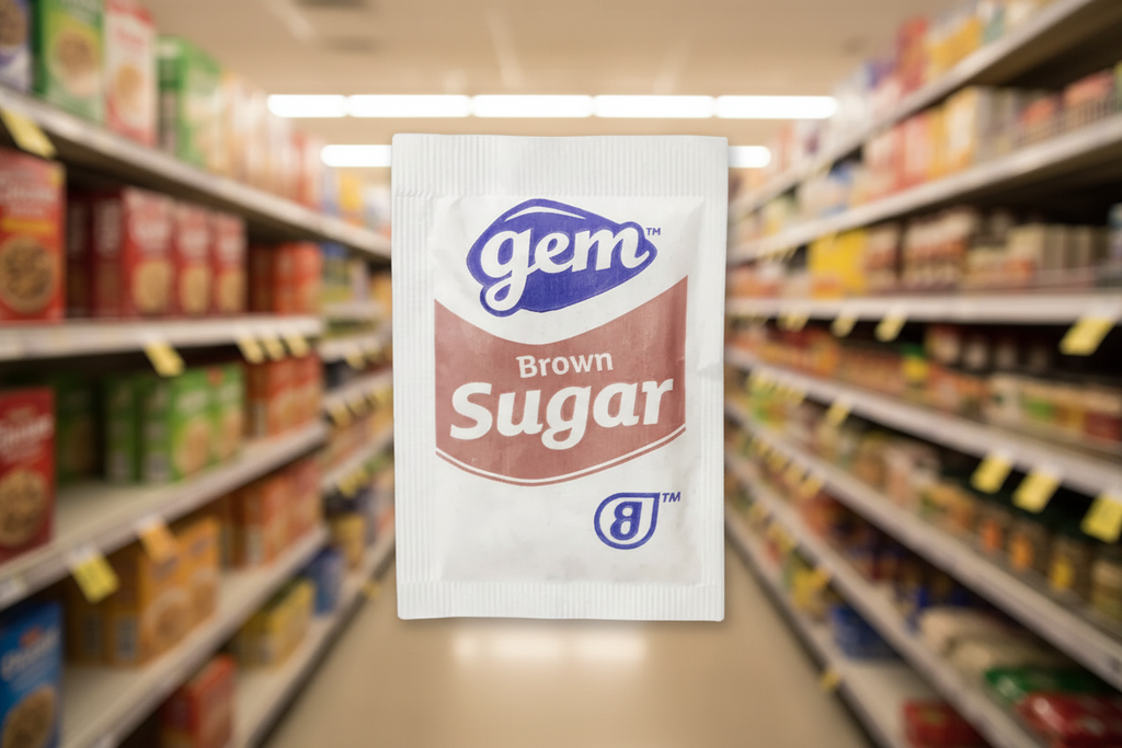 500 x Gem Brown Sugar 500 Sachets