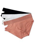 Men’s Ribbed Cutout Stretch Cotton Briefs