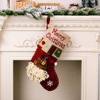 New Christmas Decorative Supplies High-end Cartoon Christmas Decorative Socks Pendant