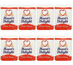 8 x Heart's Delight Plain Flour 2Kg