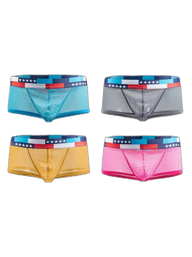 4-pack Low-rise Micro-mesh Boxer Briefs