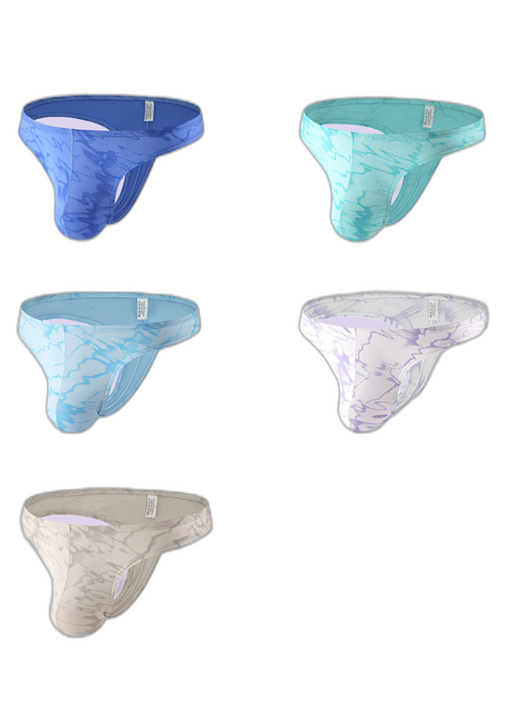 4-pack Men's Supportive Fit Lightweight & Airy Breathable Thong & Strings