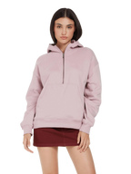 Organic Half Zip Hoodie: Womens