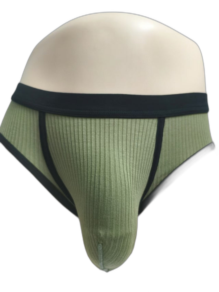 3 Pack Men's Seamless Comfort Large Supportive Pouch Sexy Low-Rise Briefs
