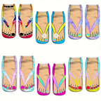 3D-printed Flip-flop Toe Socks