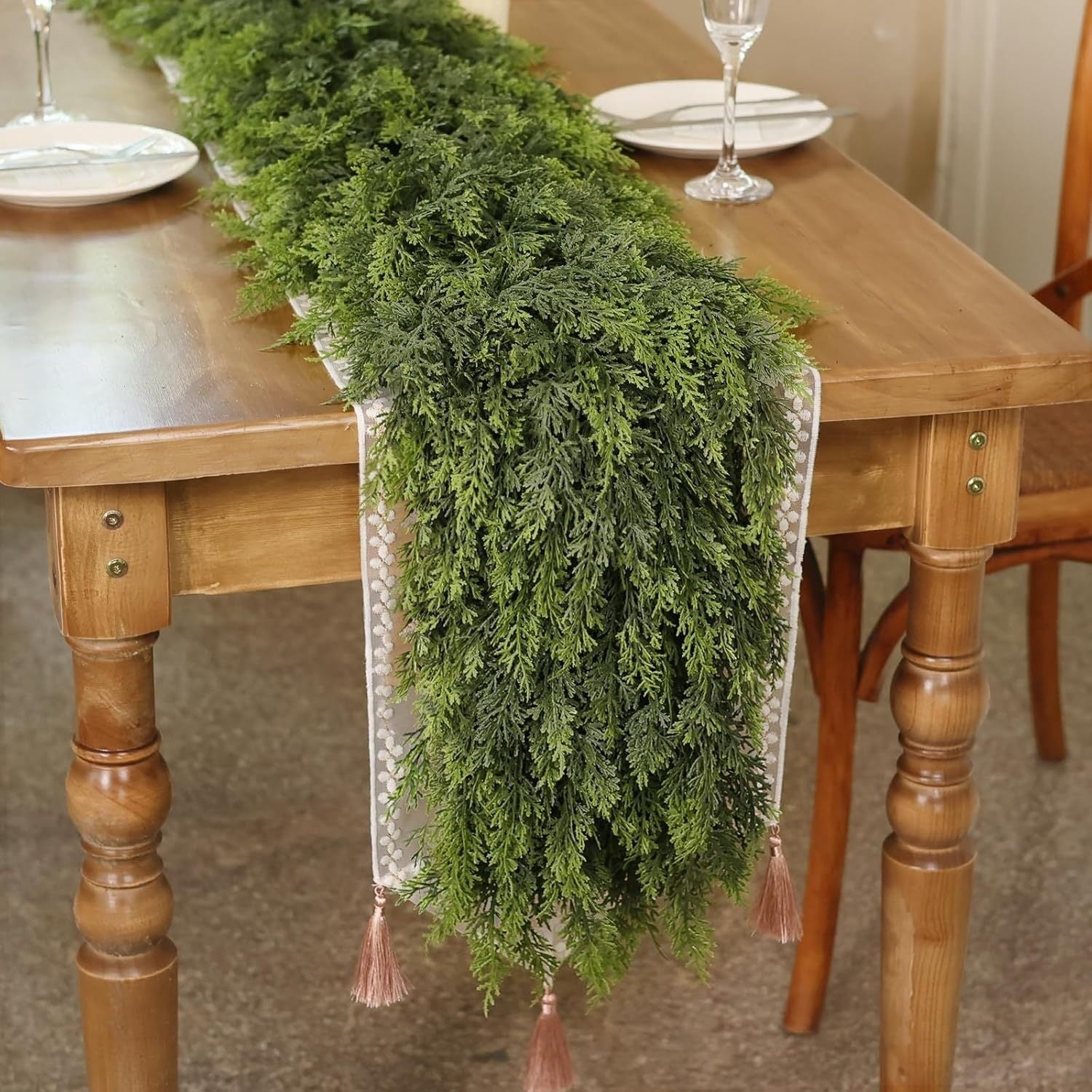 Thickened Cedar Rattan Decorations Christmas Pine And Cypress Rattan
