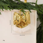 Mirror Bow Christmas Tree Decoration