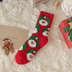 Christmas Gift Stockings New Year Stockings Women's Coral Fleece
