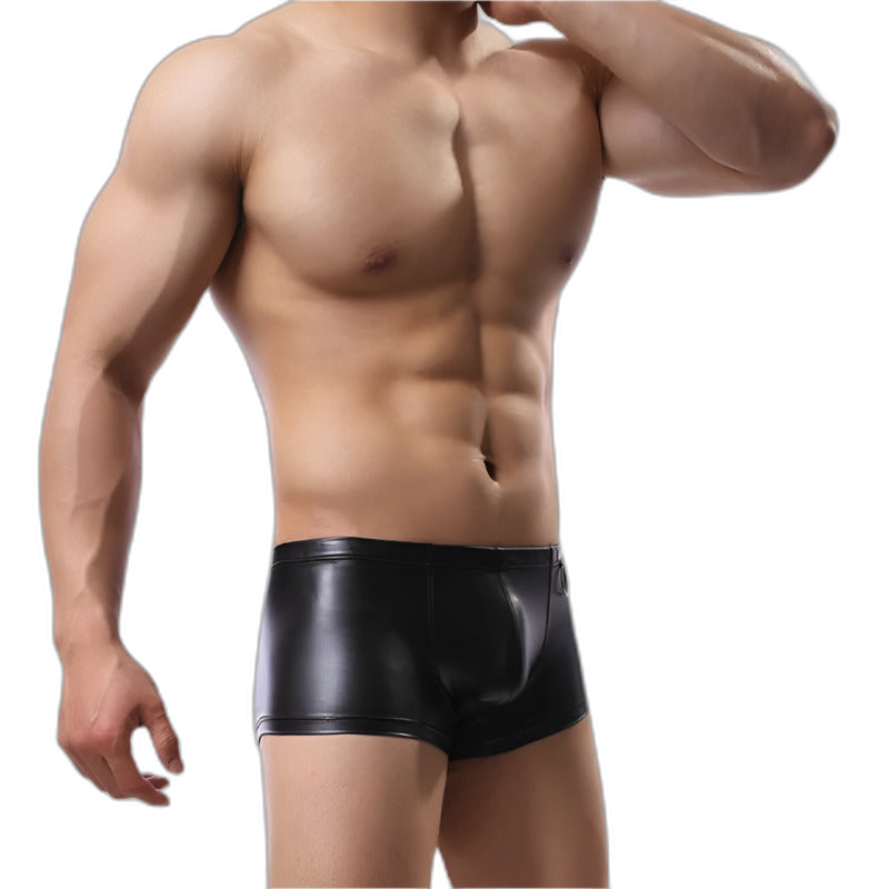 Leather Boxer Briefs