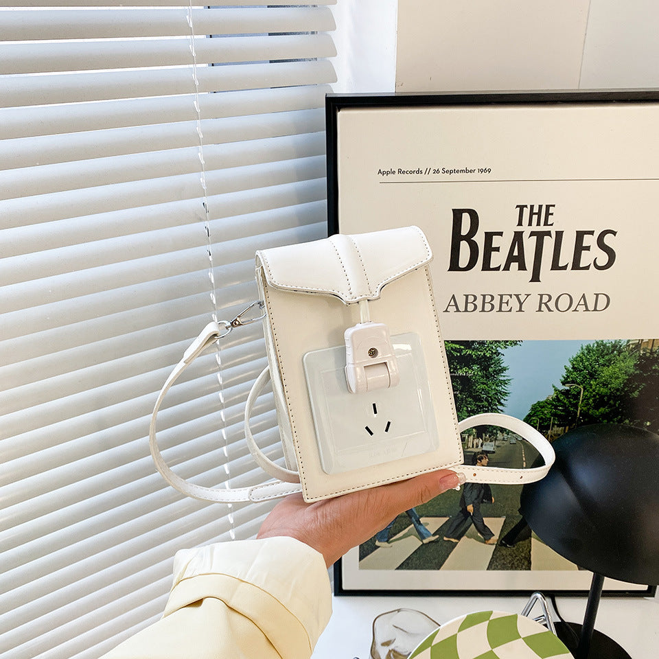 Fashion All-match  Socket Mobile Phone Bag